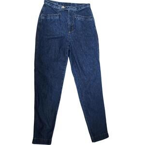 Liz Claiborne. 90s Lightweight Pleated High Waist Jeans. Size: 4